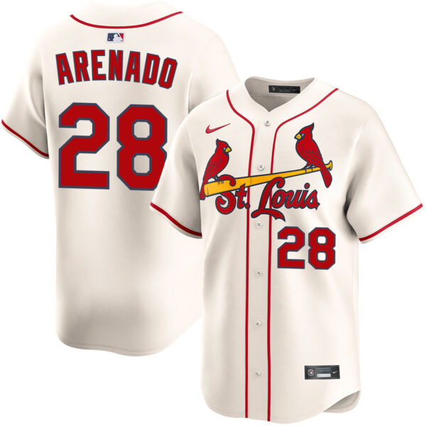 Nolan Arenado St. Louis Cardinals Alternate Limited Jersey - Cream