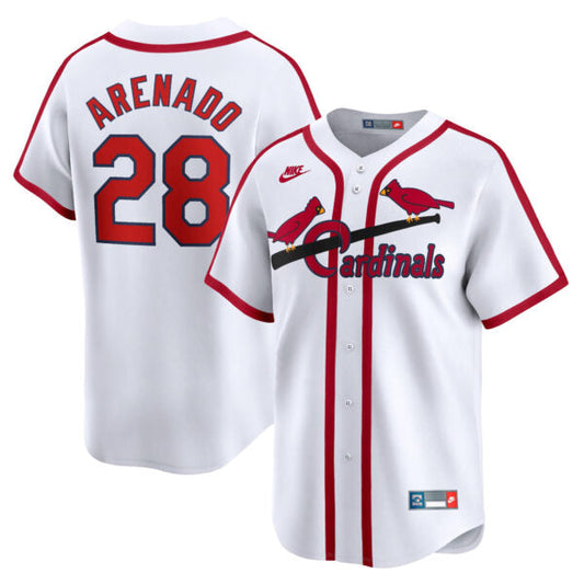 Nolan Arenado St. Louis Cardinals Cooperstown Collection Jersey - White