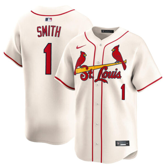 Ozzie Smith St. Louis Cardinals Alternate Limited Jersey - Cream