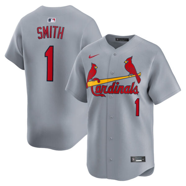 Ozzie Smith St. Louis Cardinals Road Limited Jersey - Gray