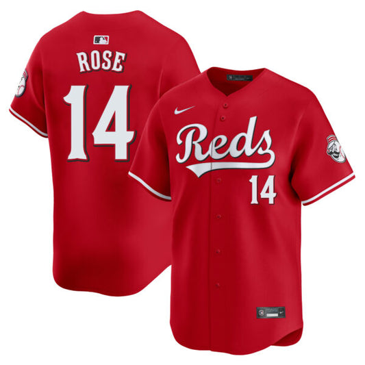 Pete Rose Cincinnati Reds Alternate Limited Jersey - Red