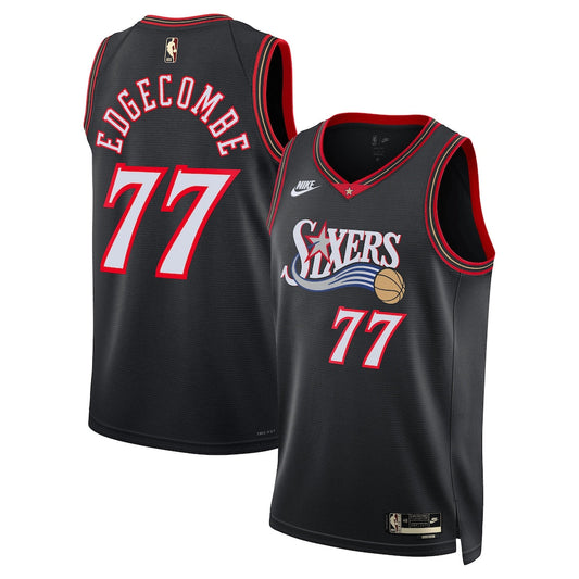 VJ Edgecombe Philadelphia 76ers Unisex Swingman Jersey - Classic Edition - Black