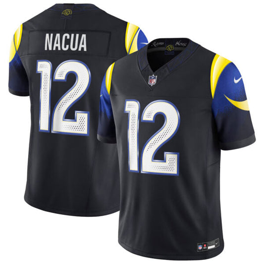 Puka Nacua Los Angeles Rams 2025 Rivalries Collection Jersey - Midnight Blue