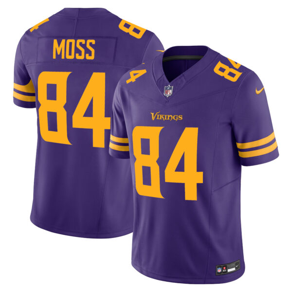 Randy Moss Minnesota Vikings Alternate Retired Player Jersey - Purple