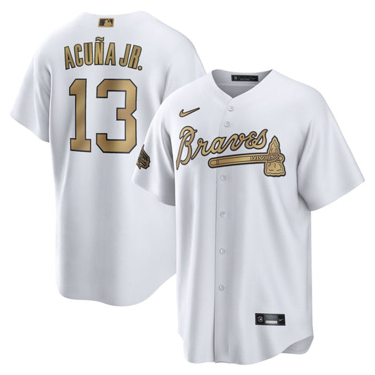 Ronald Acuna Jr Atlanta Braves 2022 All-Star Jersey – White