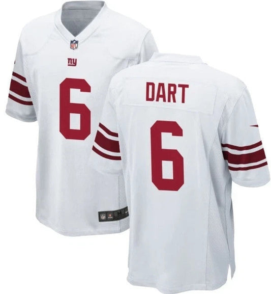 Jaxson Dart New York Giants Jersey - White
