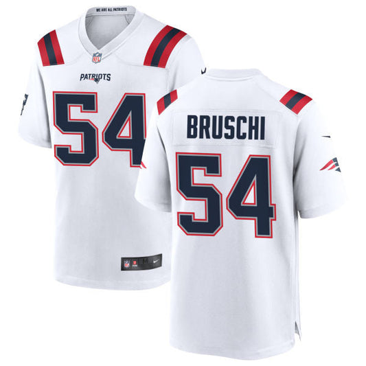 Tedy Bruschi New England Patriots Jersey - White