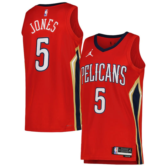 Herbert Jones New Orleans Pelicans Unisex Swingman Jersey - Statement Edition - Red