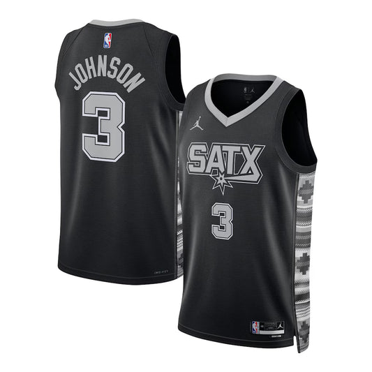 Keldon Johnson San Antonio Spurs Unisex Swingman Jersey - Statement Edition - Black