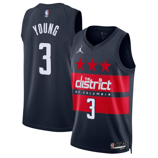 Trae Young Washington Wizards Unisex Swingman Jersey - Statement Edition - Navy
