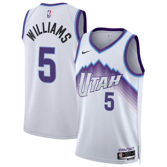 Cody Williams Utah Jazz Unisex Swingman Jersey - Association Edition - White