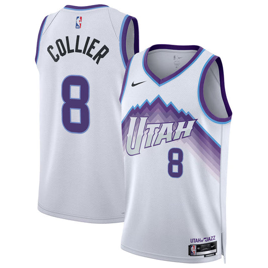 Isaiah Collier Utah Jazz Unisex Swingman Jersey - Association Edition - White