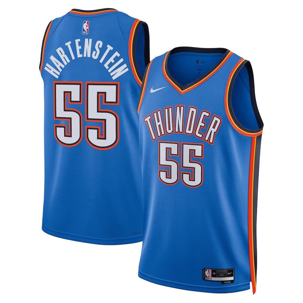 Isaiah Hartenstein Oklahoma City Thunder Unisex Swingman Player Jersey - Icon Edition - Blue