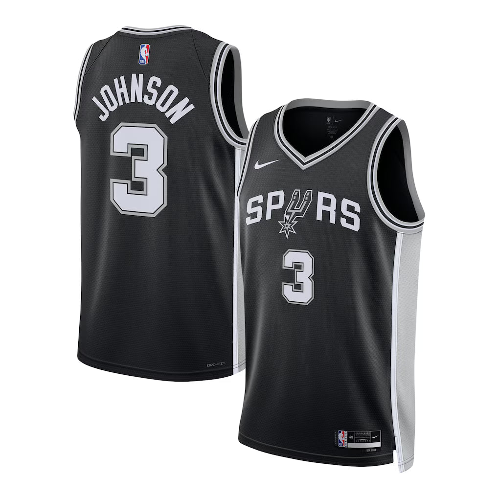 Keldon Johnson San Antonio Spurs Unisex Swingman Jersey - Icon Edition - Black