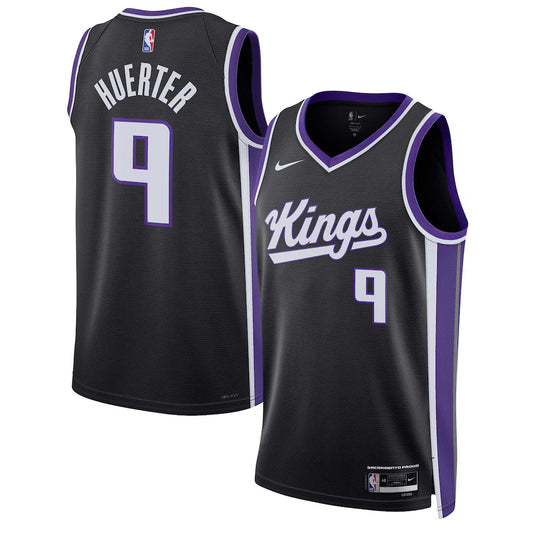 Kevin Huerter Sacramento Kings Unisex Swingman Jersey - Icon Edition - Black