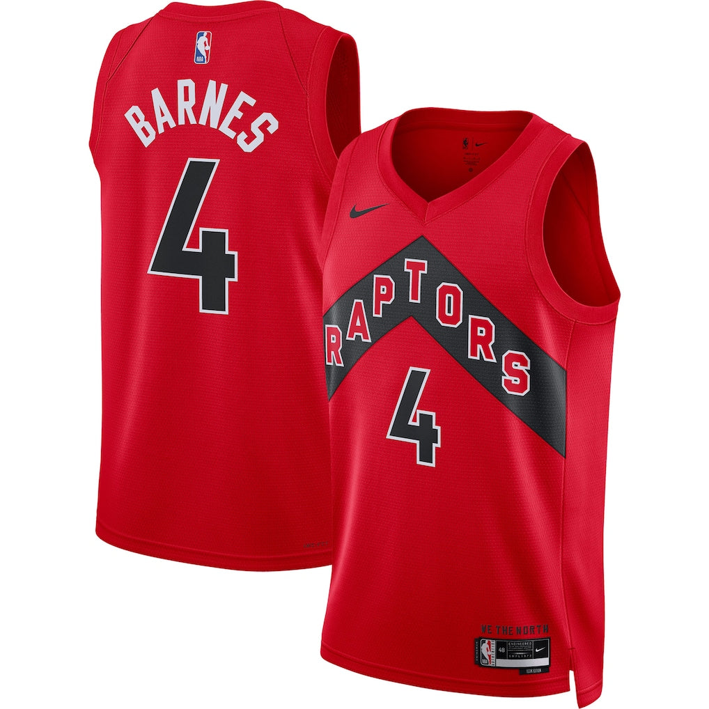 Scottie Barnes Toronto Raptors Unisex Swingman Jersey - Icon Edition - Red