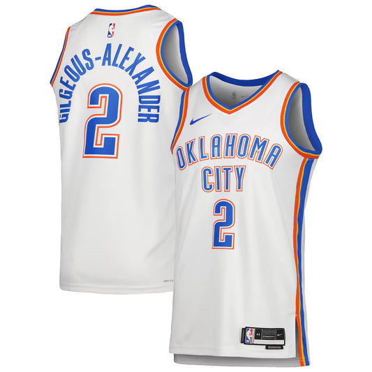 Shai Gilgeous-Alexander Oklahoma City Thunder Unisex Swingman Jersey - Association Edition - White