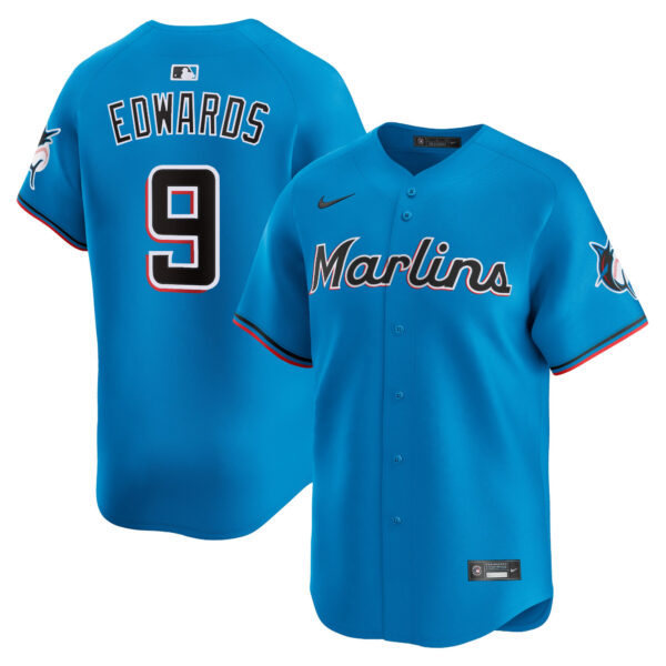 Xavier Edwards Miami Marlins Alternate Limited Jersey - Blue