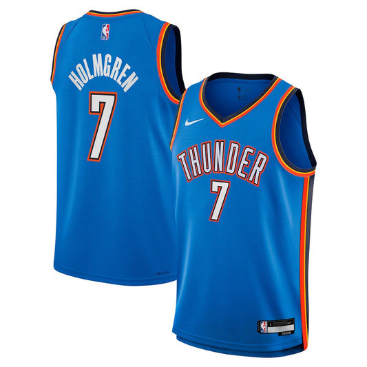 Chet Holmgren Oklahoma City Thunder Swingman Jersey - Icon Edition - Blue